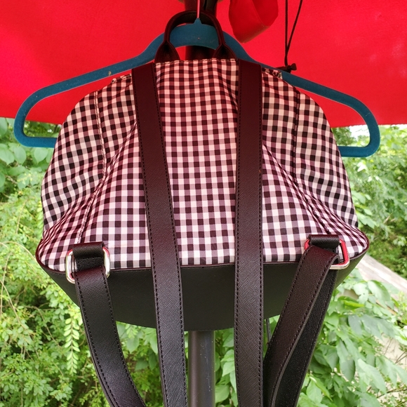 Karl Lagerfeld Mini Style Checkered Backpack purse - Picture 3 of 10